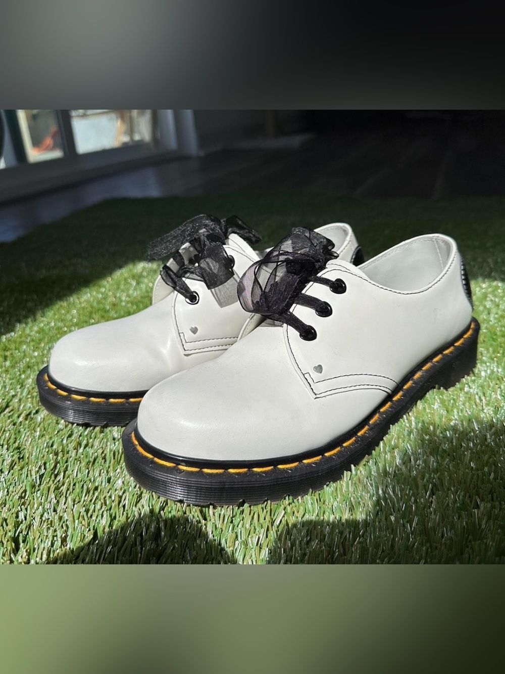 Dr. Martens White Leather